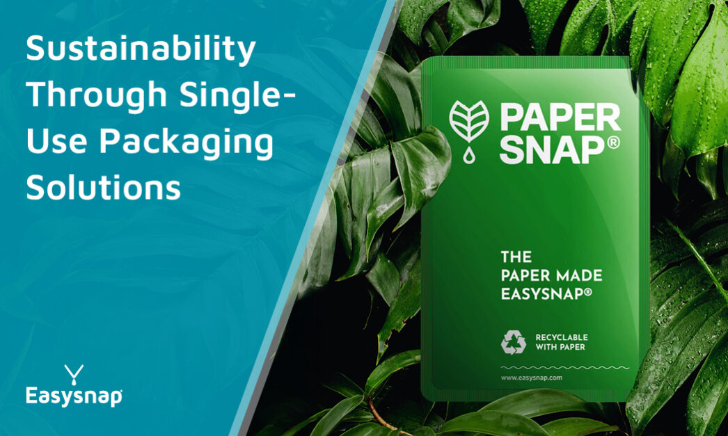 Easysnap Technology single dose Sustainable Single-Use Packaging