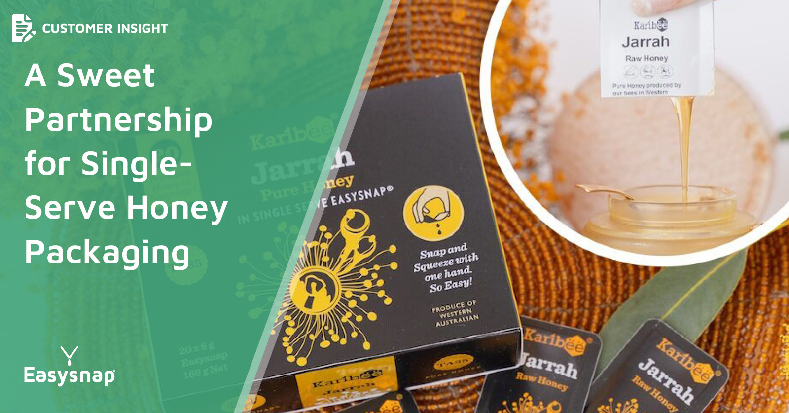 Karibee Honey Single Dose Easysnap Technology