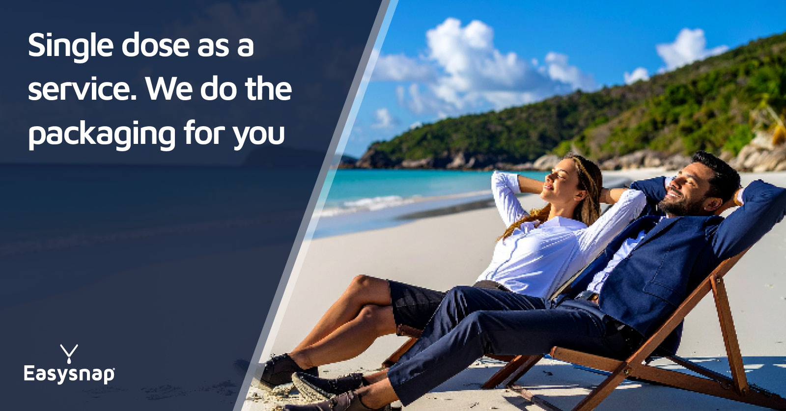 Single dose as a service Easysnap packaging