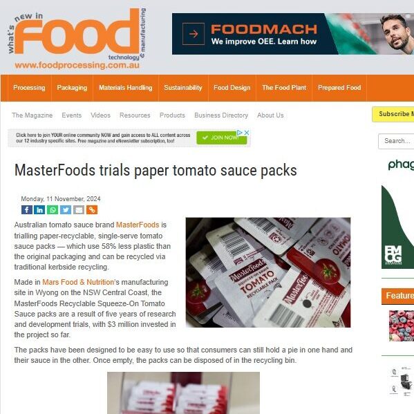 Food Processing Easysnap Masterfoods