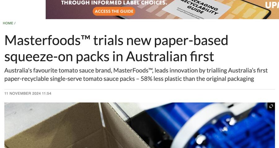 Sustainable Packaging News Easysnap Masterfoods Easysnap Technology