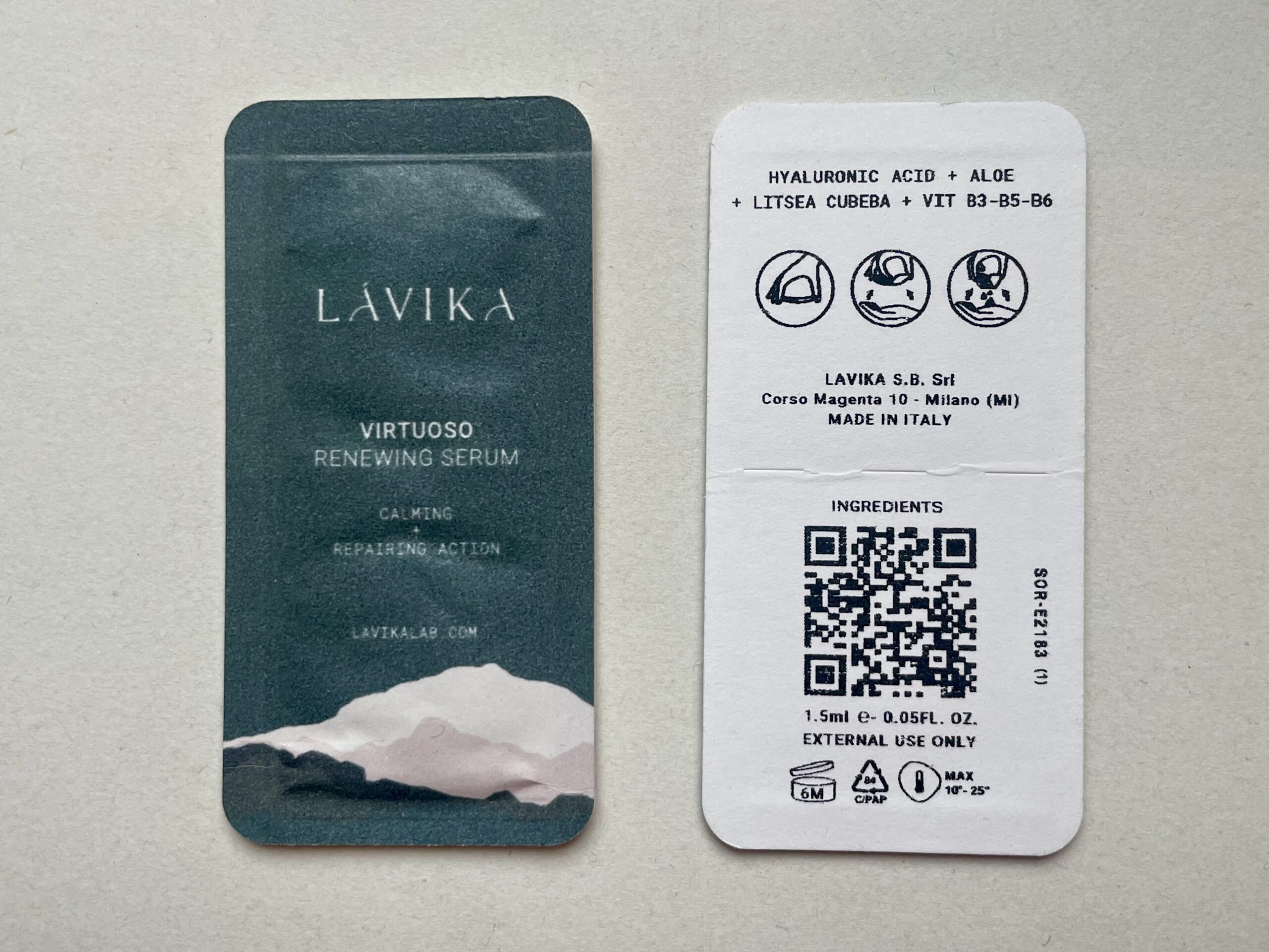 Lavika Papersnap single dose